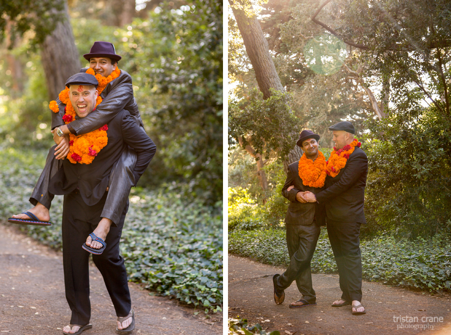 Golden Gate Park Wedding Portrait..